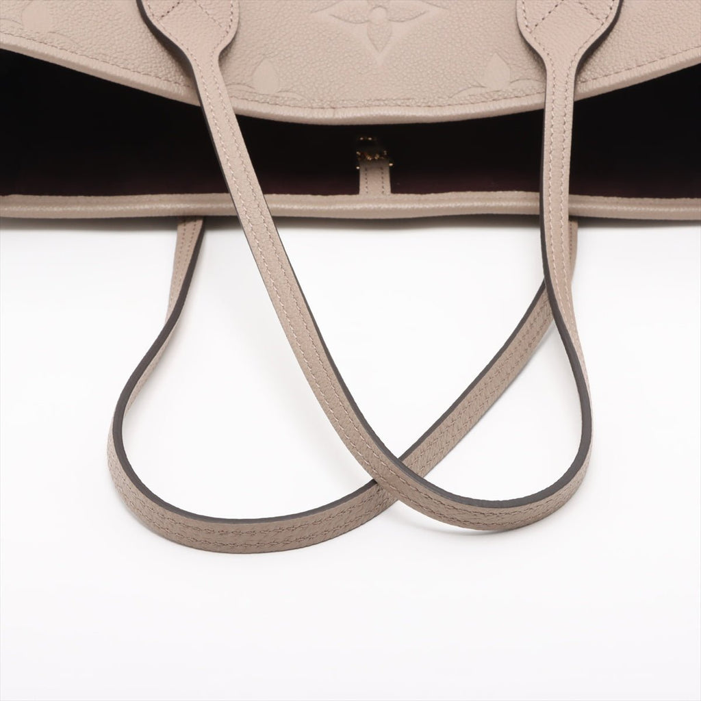 Second hand Louis Vuitton Neverfull Leather Empreinte Shopper Shoulder Bag Turtledove - Tabita Bags