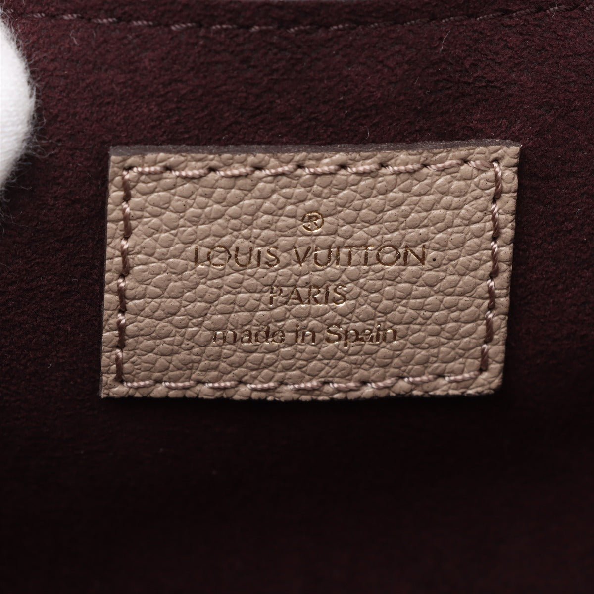 Second hand Louis Vuitton Neverfull Leather Empreinte Shopper Shoulder Bag Turtledove - Tabita Bags