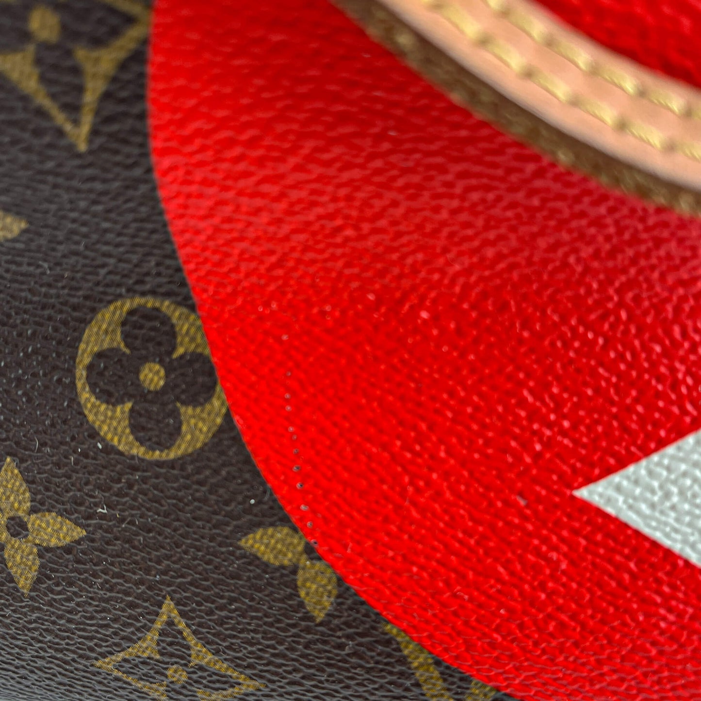 Second hand Louis Vuitton Neverfull MM Canvas Game On Shopper Shoulder Bag Brown - Tabita Bags