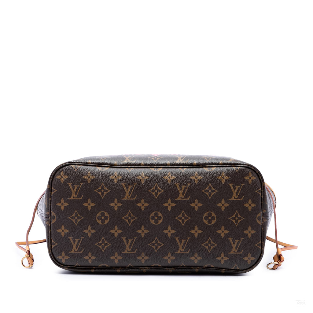 Second hand Louis Vuitton Neverfull MM Canvas Grenade V Shopper Shoulder Bag Monogram - Tabita Bags