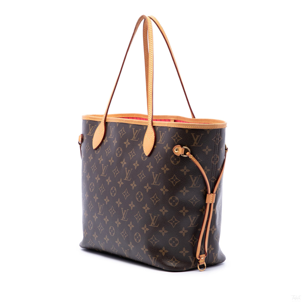 Second hand Louis Vuitton Neverfull MM Canvas Grenade V Shopper Shoulder Bag Monogram - Tabita Bags
