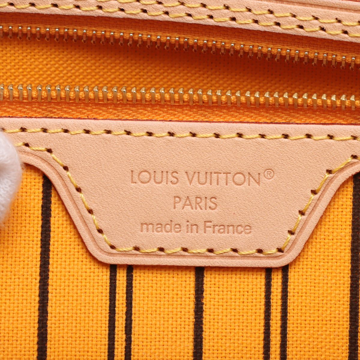Second hand Louis Vuitton Neverfull MM Canvas Inside Out Shopper Shoulder Bag Brown - Tabita Bags