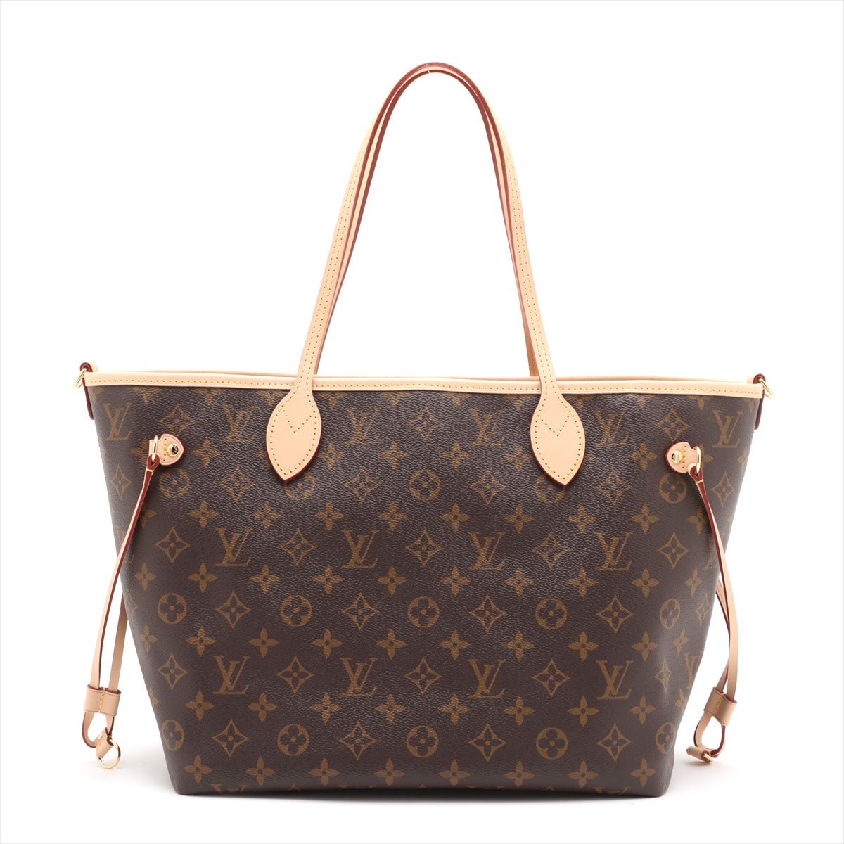 Second hand Louis Vuitton Neverfull MM Canvas Inside Out Shopper Shoulder Bag Brown - Tabita Bags