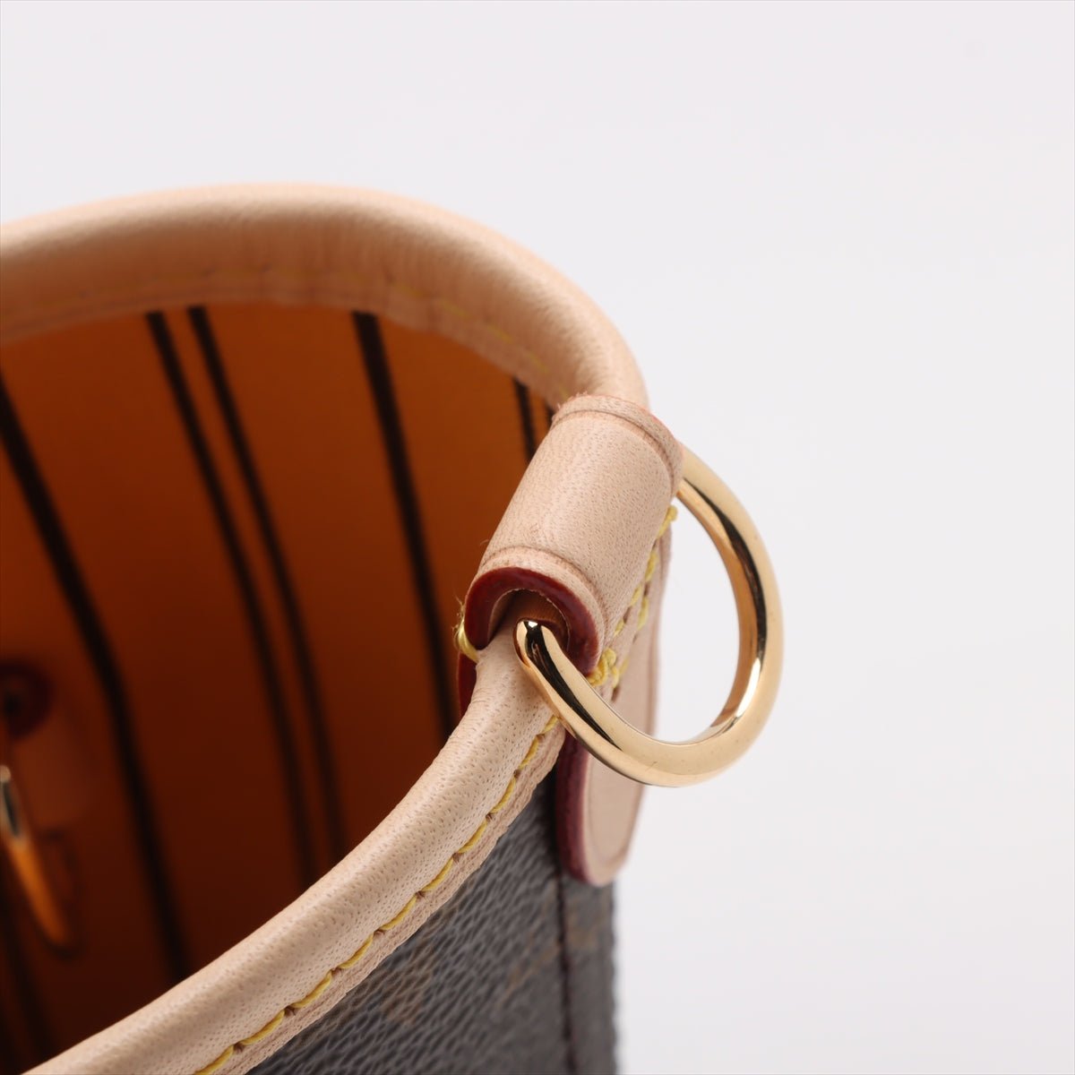 Second hand Louis Vuitton Neverfull MM Canvas Inside Out Shopper Shoulder Bag Brown - Tabita Bags