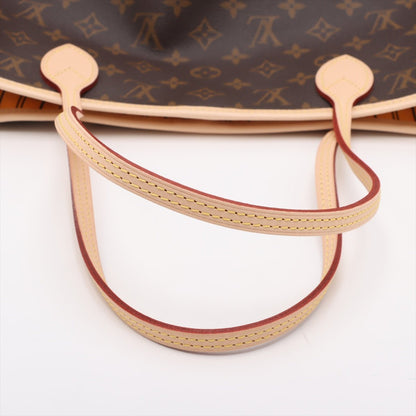 Second hand Louis Vuitton Neverfull MM Canvas Inside Out Shopper Shoulder Bag Brown - Tabita Bags