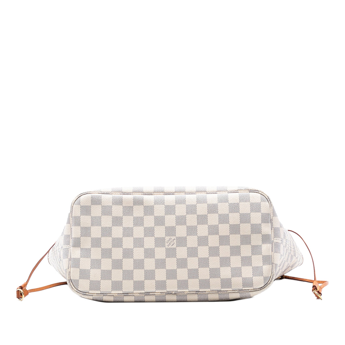 Second hand Louis Vuitton Neverfull MM Canvas Neo Shopper Shoulder Bag Damier Azur - Tabita Bags