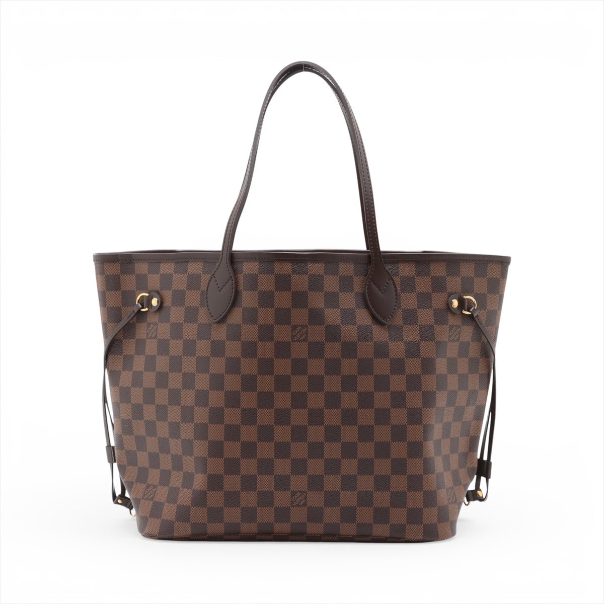 Second hand Louis Vuitton Neverfull MM Canvas Neo Shopper Shoulder Bag Damier Ebene - Tabita Bags