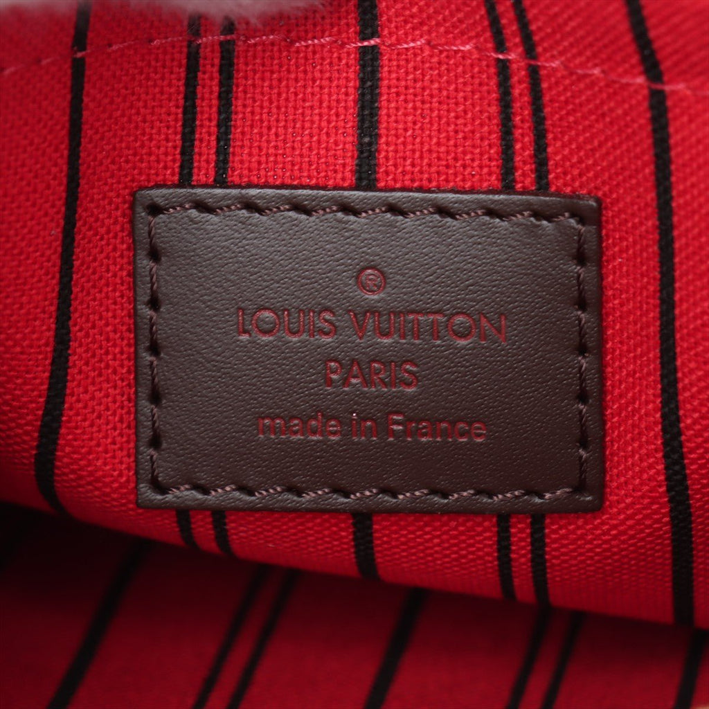 Second hand Louis Vuitton Neverfull MM Canvas Neo Shopper Shoulder Bag Damier Ebene - Tabita Bags