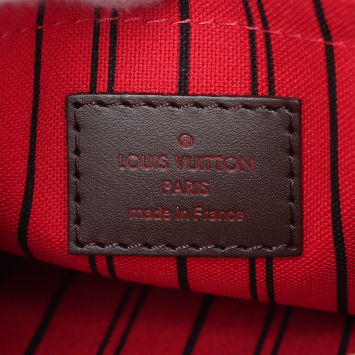 Second hand Louis Vuitton Neverfull MM Canvas Neo Shopper Shoulder Bag Damier Ebene - Tabita Bags