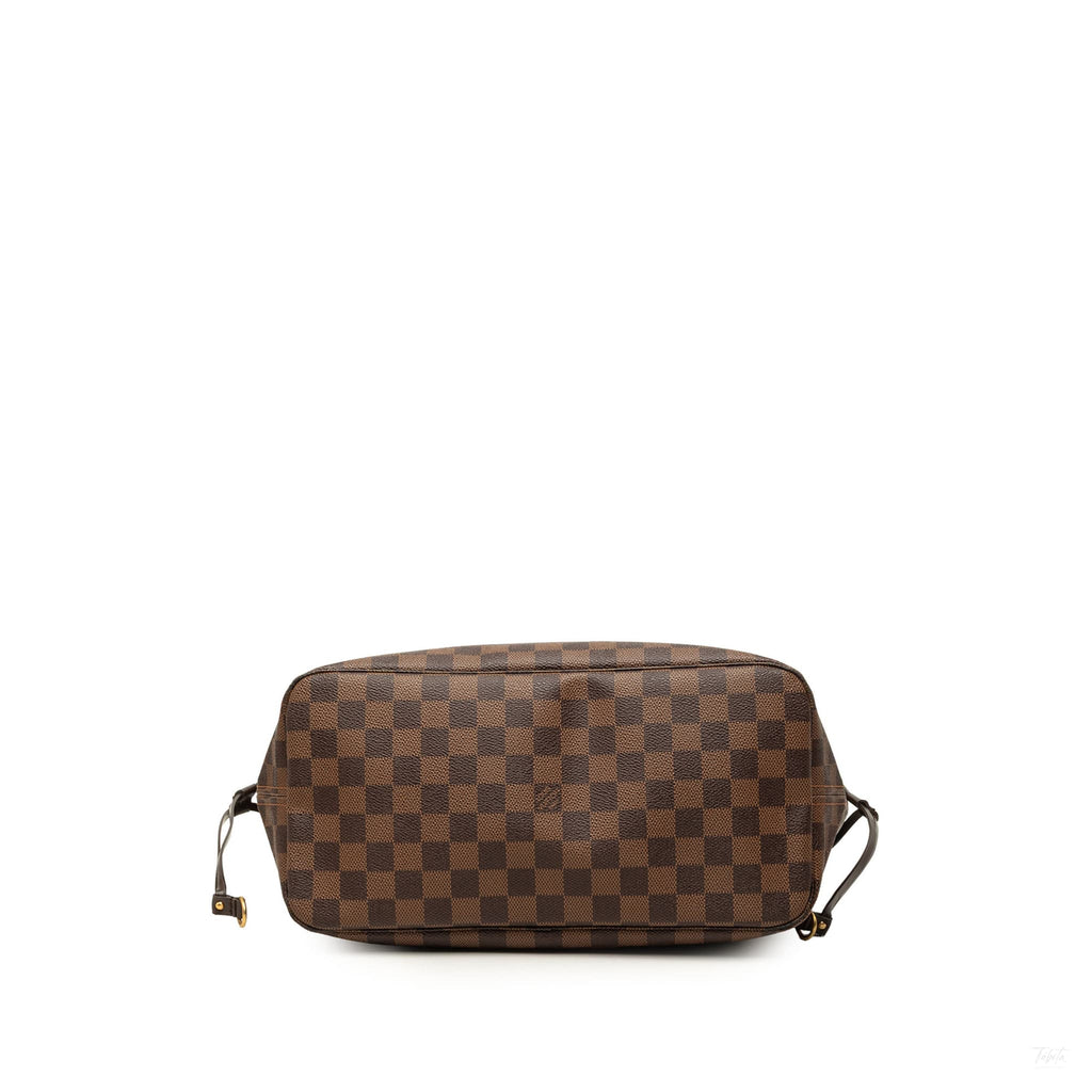 Second hand Louis Vuitton Neverfull MM Canvas Neo Shopper Shoulder Bag Damier Ebene - Tabita Bags