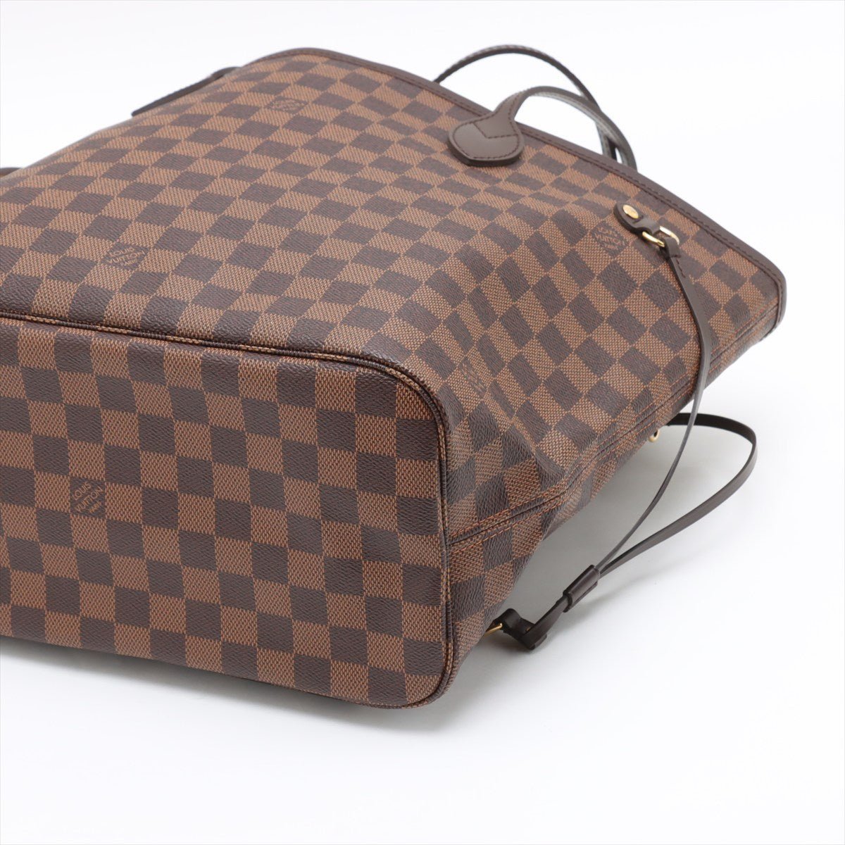 Second hand Louis Vuitton Neverfull MM Canvas Neo Shopper Shoulder Bag Damier Ebene - Tabita Bags
