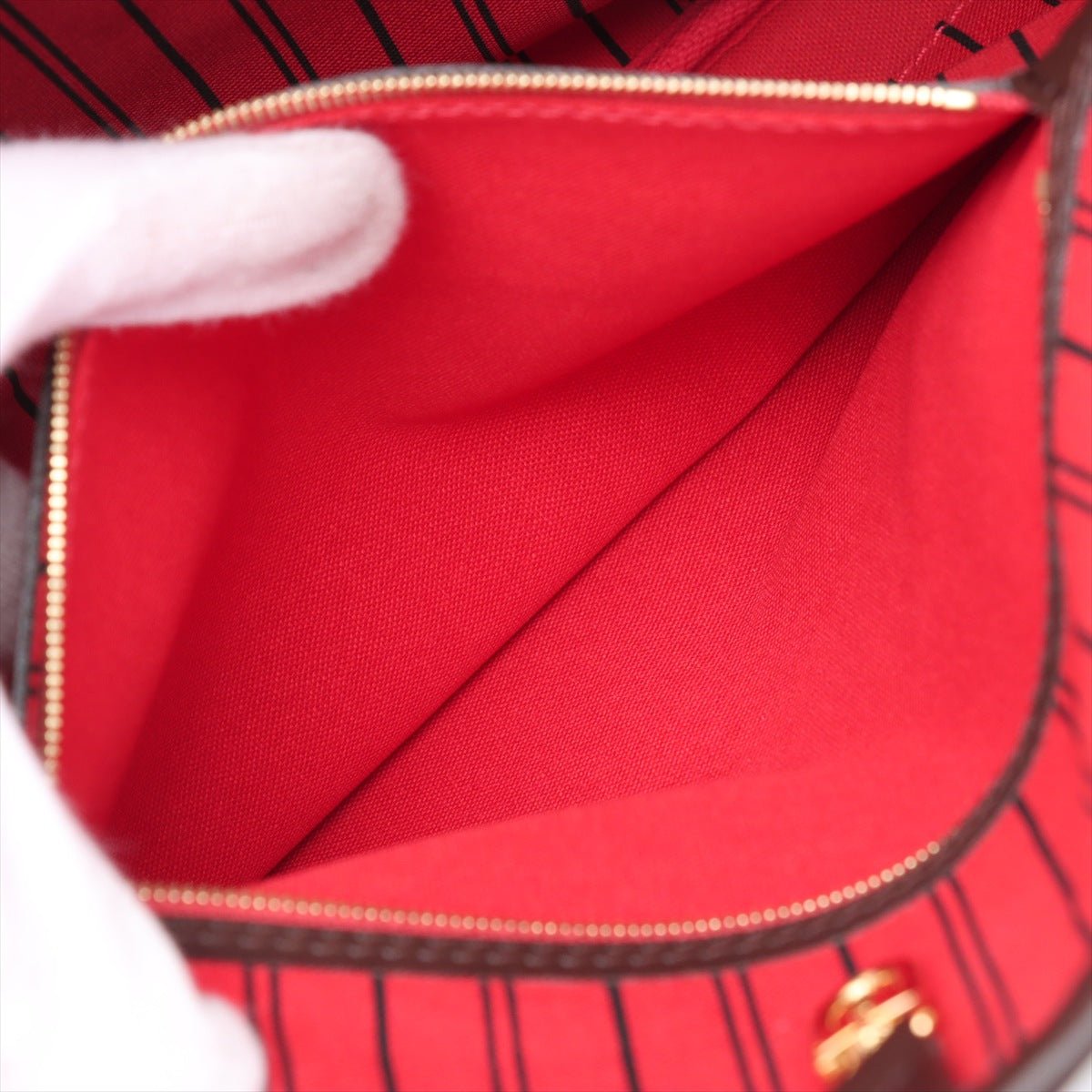 Second hand Louis Vuitton Neverfull MM Canvas Neo Shopper Shoulder Bag Damier Ebene - Tabita Bags