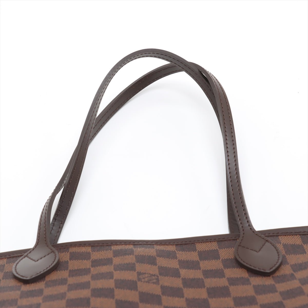 Second hand Louis Vuitton Neverfull MM Canvas Neo Shopper Shoulder Bag Damier Ebene - Tabita Bags