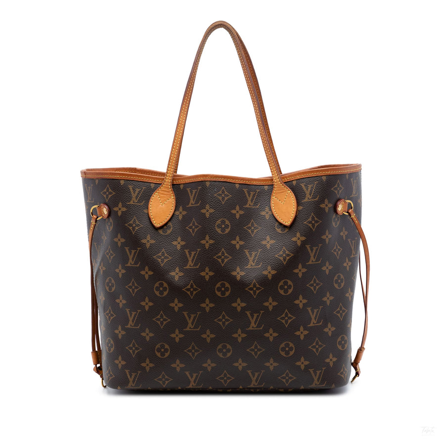 Second hand Louis Vuitton Neverfull MM Canvas Neo Shopper Shoulder Bag Monogram - Tabita Bags