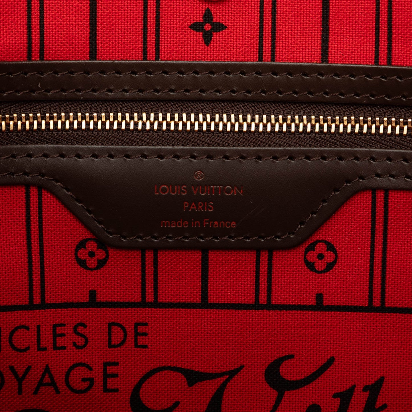 Second hand Louis Vuitton Neverfull MM Canvas Pre-2013 Shopper Shoulder Bag Damier Ebene - Tabita Bags