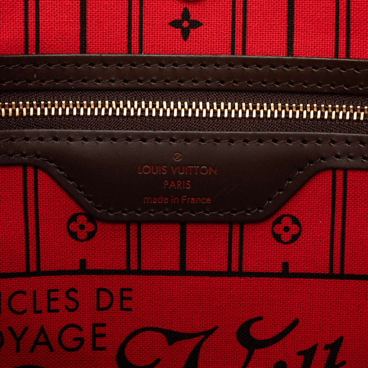 Second hand Louis Vuitton Neverfull MM Canvas Pre-2013 Shopper Shoulder Bag Damier Ebene - Tabita Bags