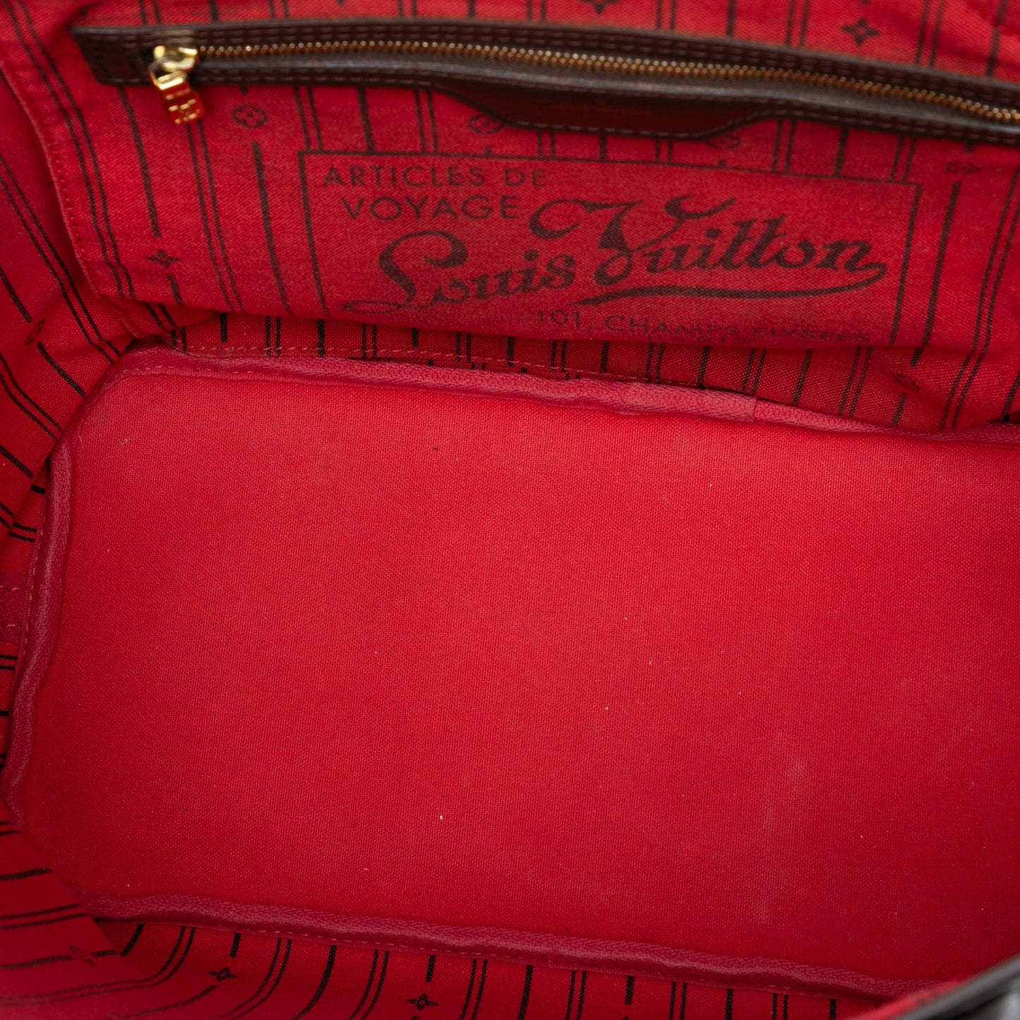 Second hand Louis Vuitton Neverfull MM Canvas Pre - 2013 Shopper Shoulder Bag Damier Ebene - Tabita Bags