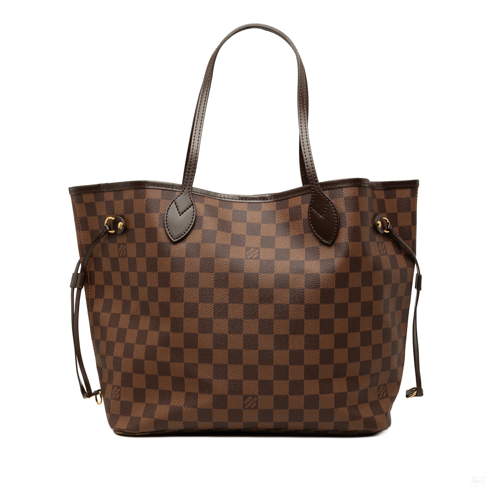 Second hand Louis Vuitton Neverfull MM Canvas Pre-2013 Shopper Shoulder Bag Damier Ebene - Tabita Bags