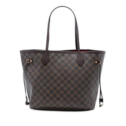 Second hand Louis Vuitton Neverfull MM Canvas Pre - 2013 Shopper Shoulder Bag Damier Ebene - Tabita Bags