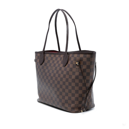 Second hand Louis Vuitton Neverfull MM Canvas Pre - 2013 Shopper Shoulder Bag Damier Ebene - Tabita Bags