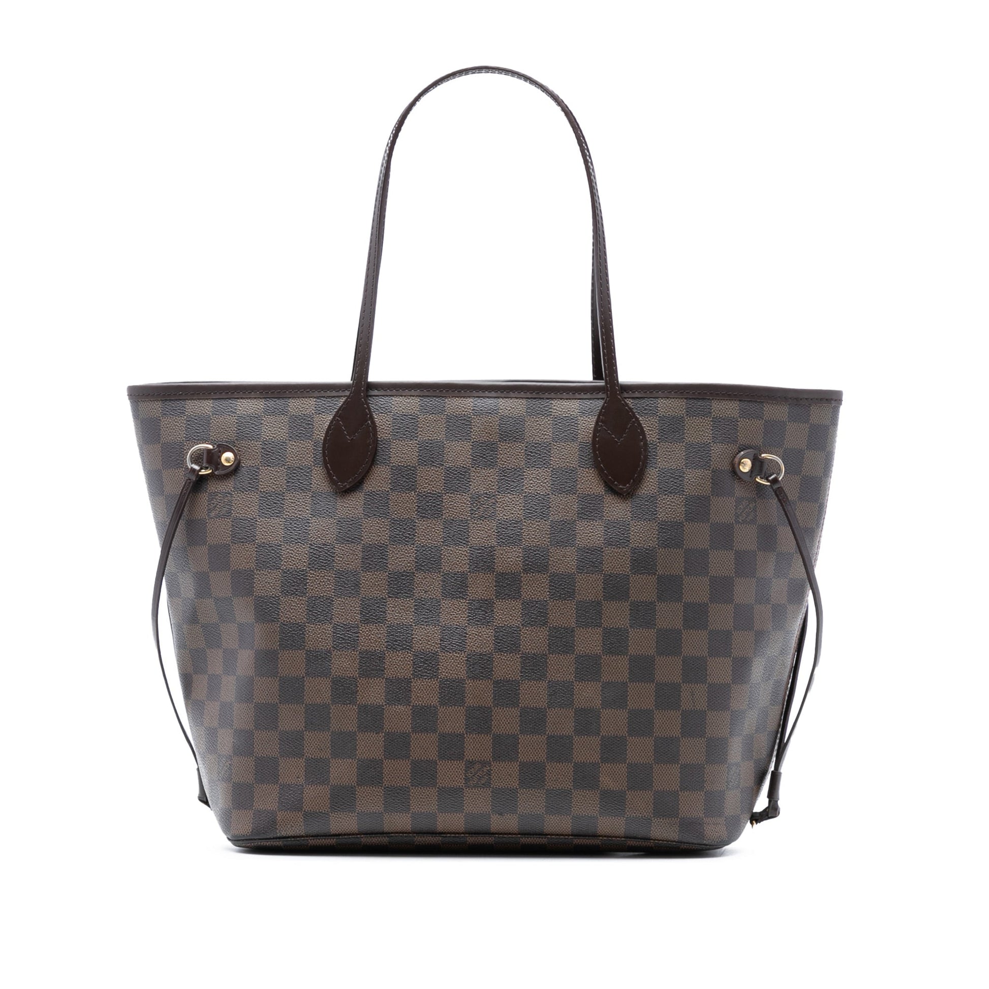 Second hand Louis Vuitton Neverfull MM Canvas Pre - 2013 Shopper Shoulder Bag Damier Ebene - Tabita Bags
