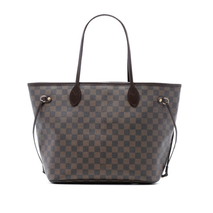 Second hand Louis Vuitton Neverfull MM Canvas Pre - 2013 Shopper Shoulder Bag Damier Ebene - Tabita Bags
