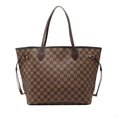 Second hand Louis Vuitton Neverfull MM Canvas Pre - 2013 Shopper Shoulder Bag Damier Ebene - Tabita Bags