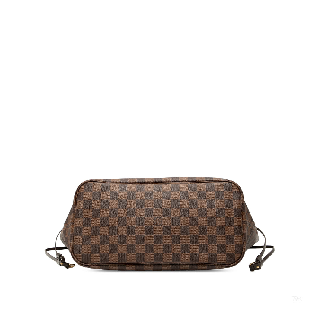Second hand Louis Vuitton Neverfull MM Canvas Pre - 2013 Shopper Shoulder Bag Damier Ebene - Tabita Bags