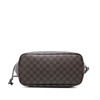 Second hand Louis Vuitton Neverfull MM Canvas Pre - 2013 Shopper Shoulder Bag Damier Ebene - Tabita Bags