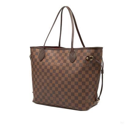 Second hand Louis Vuitton Neverfull MM Canvas Pre - 2013 Shopper Shoulder Bag Damier Ebene - Tabita Bags