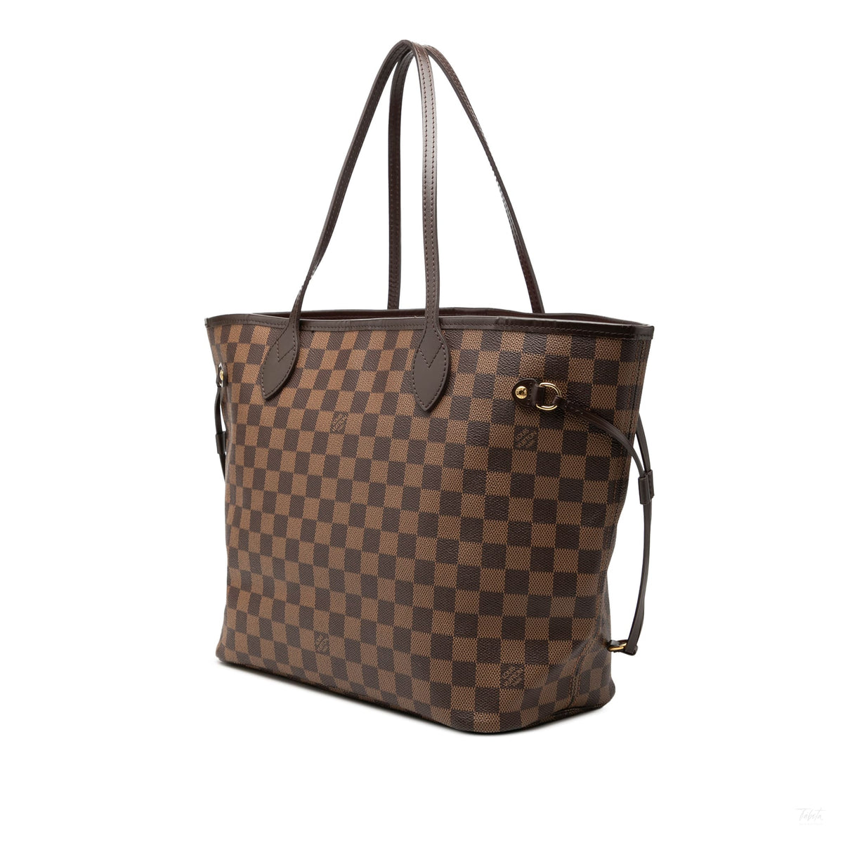 Second hand Louis Vuitton Neverfull MM Canvas Pre - 2013 Shopper Shoulder Bag Damier Ebene - Tabita Bags