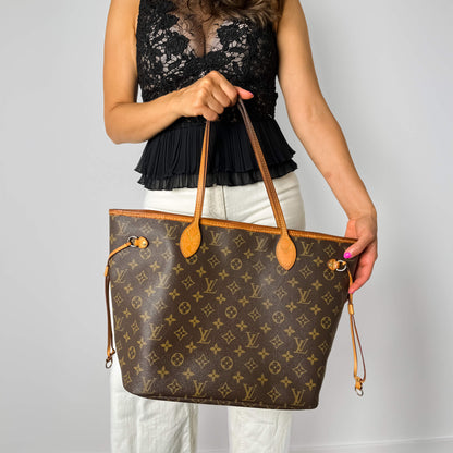Second hand Louis Vuitton Neverfull MM Canvas Pre - 2013 Shopper Shoulder Bag Monogram - Tabita Bags