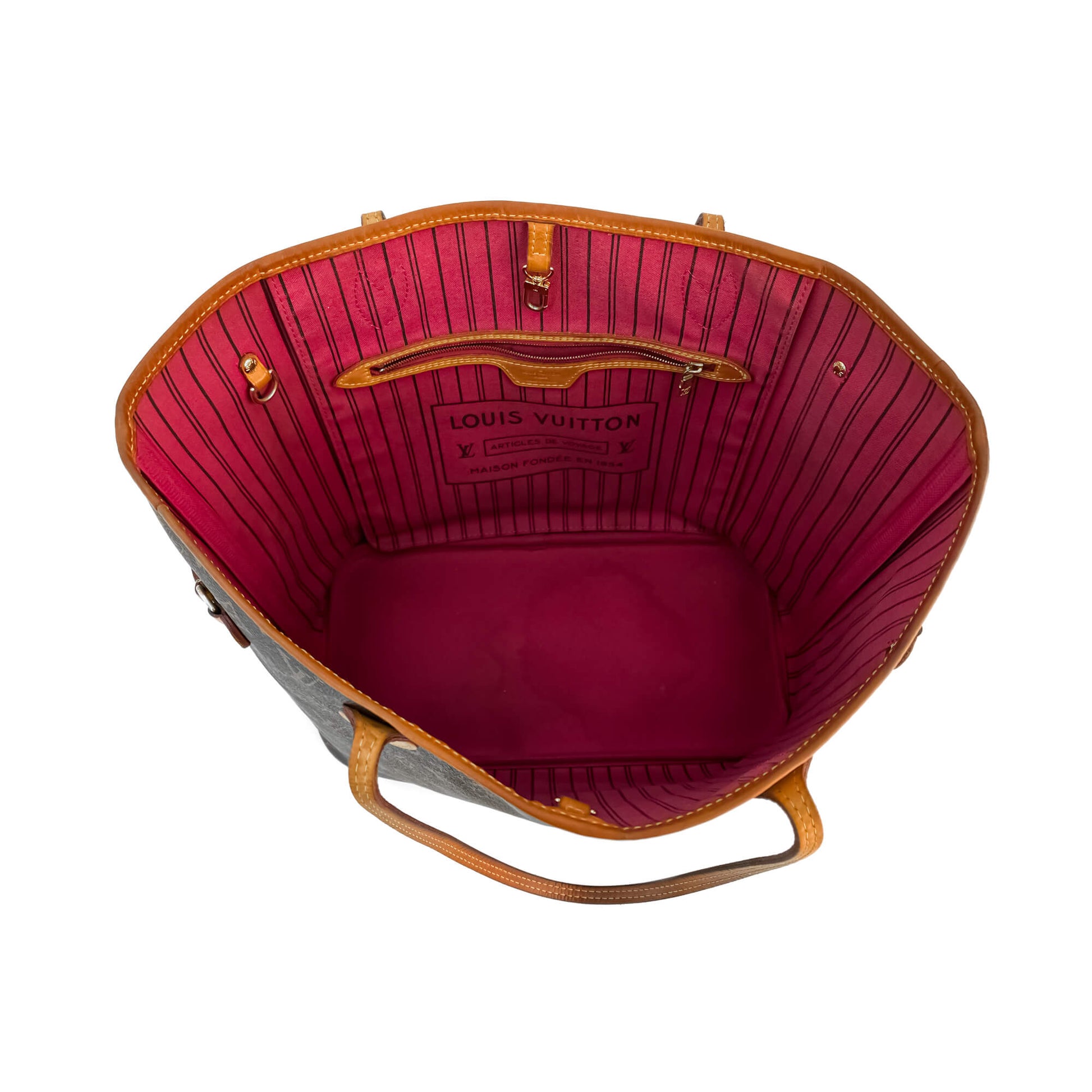 Second hand Louis Vuitton Neverfull MM Canvas Pre - 2013 Shopper Shoulder Bag Monogram - Tabita Bags