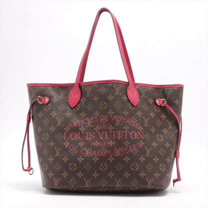 Second hand Louis Vuitton Neverfull MM Ika Flowers Canvas Shopper Bag Monogram - Tabita Bags