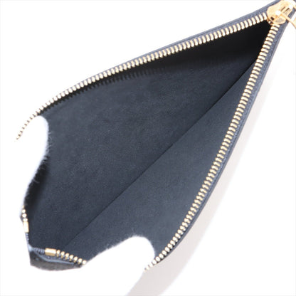 Second hand Louis Vuitton Neverfull MM Leather Empreinte Shopper Shoulder Bag Black - Tabita Bags