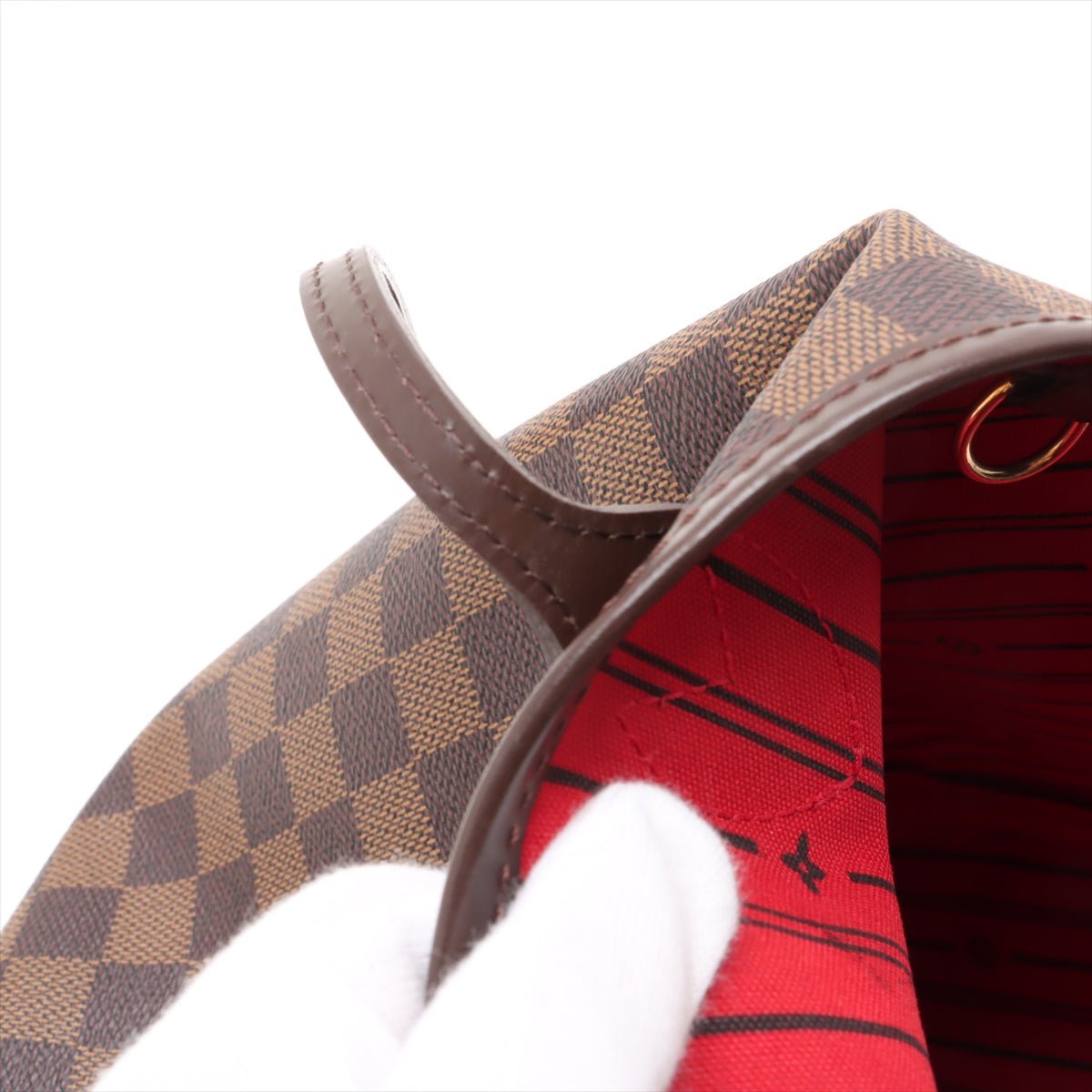 Second hand Louis Vuitton Neverfull MM Neo Canvas Shopper Shoulder Bag Damier Ebene - Tabita Bags