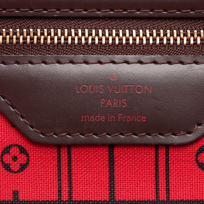 Second hand Louis Vuitton Neverfull MM Neo Canvas Shopper Shoulder Bag Damier Ebene - Tabita Bags