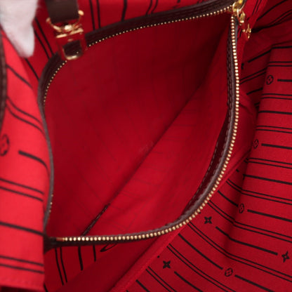 Second hand Louis Vuitton Neverfull MM Neo Canvas Shopper Shoulder Bag Damier Ebene - Tabita Bags