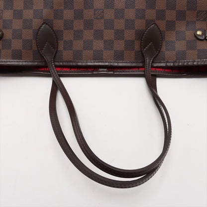 Second hand Louis Vuitton Neverfull MM Neo Canvas Shopper Shoulder Bag Damier Ebene - Tabita Bags
