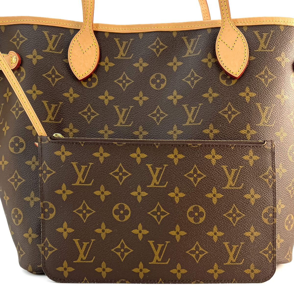 Second hand Louis Vuitton Neverfull MM Neo Canvas Shopper Shoulder Bag Monogram - Tabita Bags
