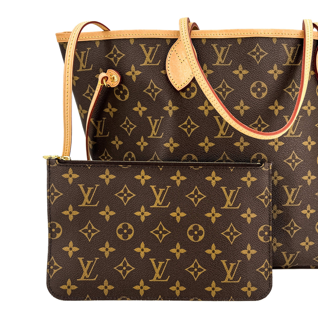 Second hand Louis Vuitton Neverfull MM Neo Canvas Shopper Shoulder Bag Monogram - Tabita Bags