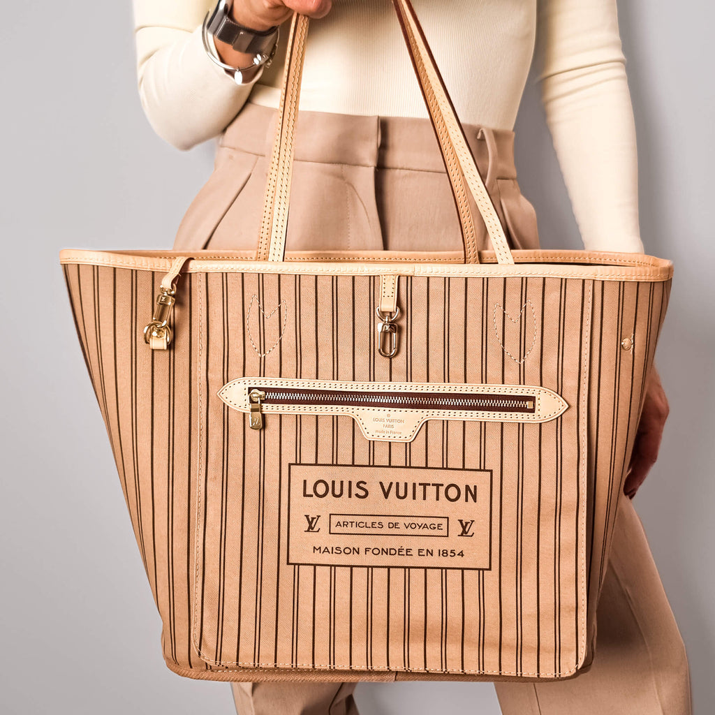Second hand Louis Vuitton Neverfull MM Neo Canvas Shopper Shoulder Bag Monogram - Tabita Bags