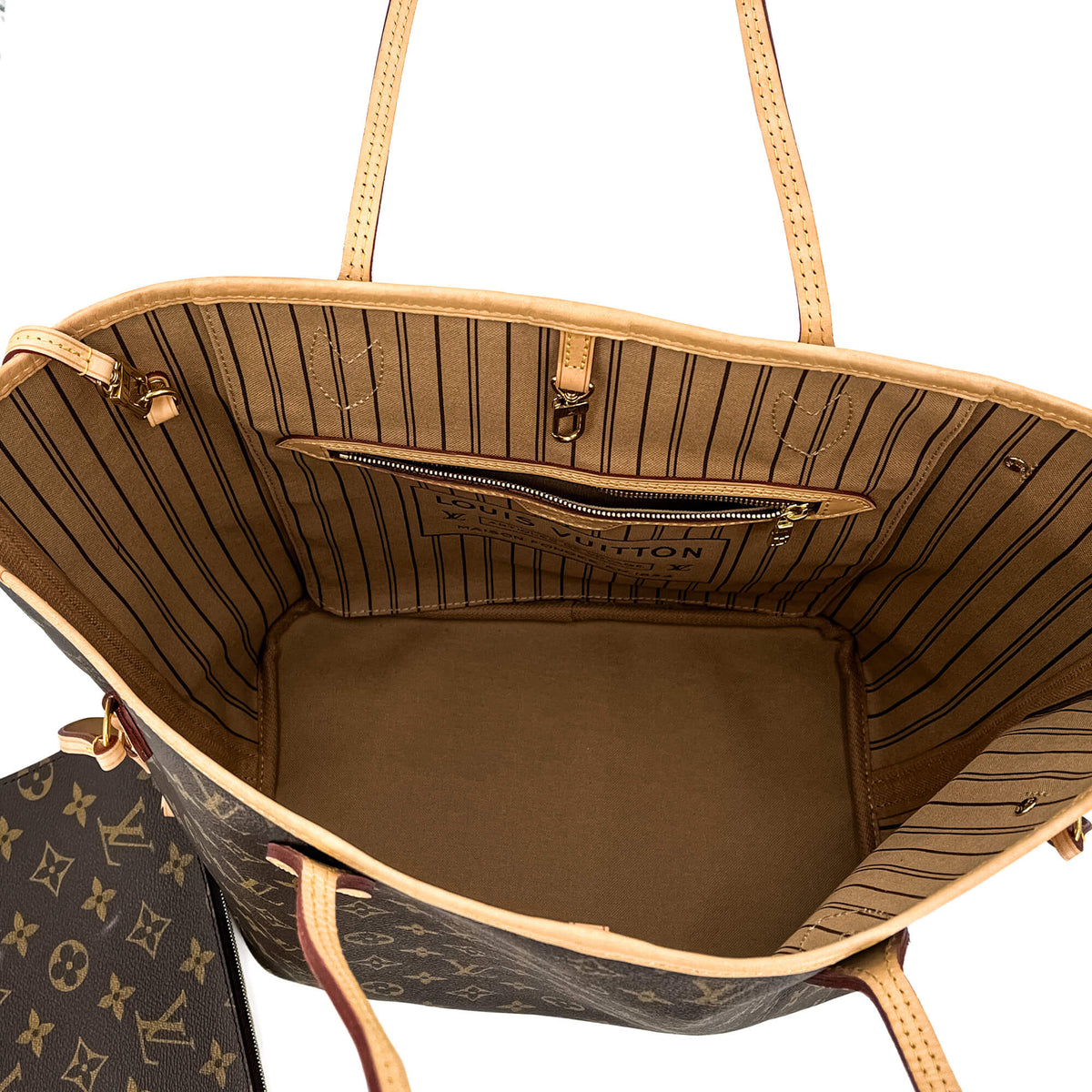 Second hand Louis Vuitton Neverfull MM Neo Canvas Shopper Shoulder Bag Monogram - Tabita Bags