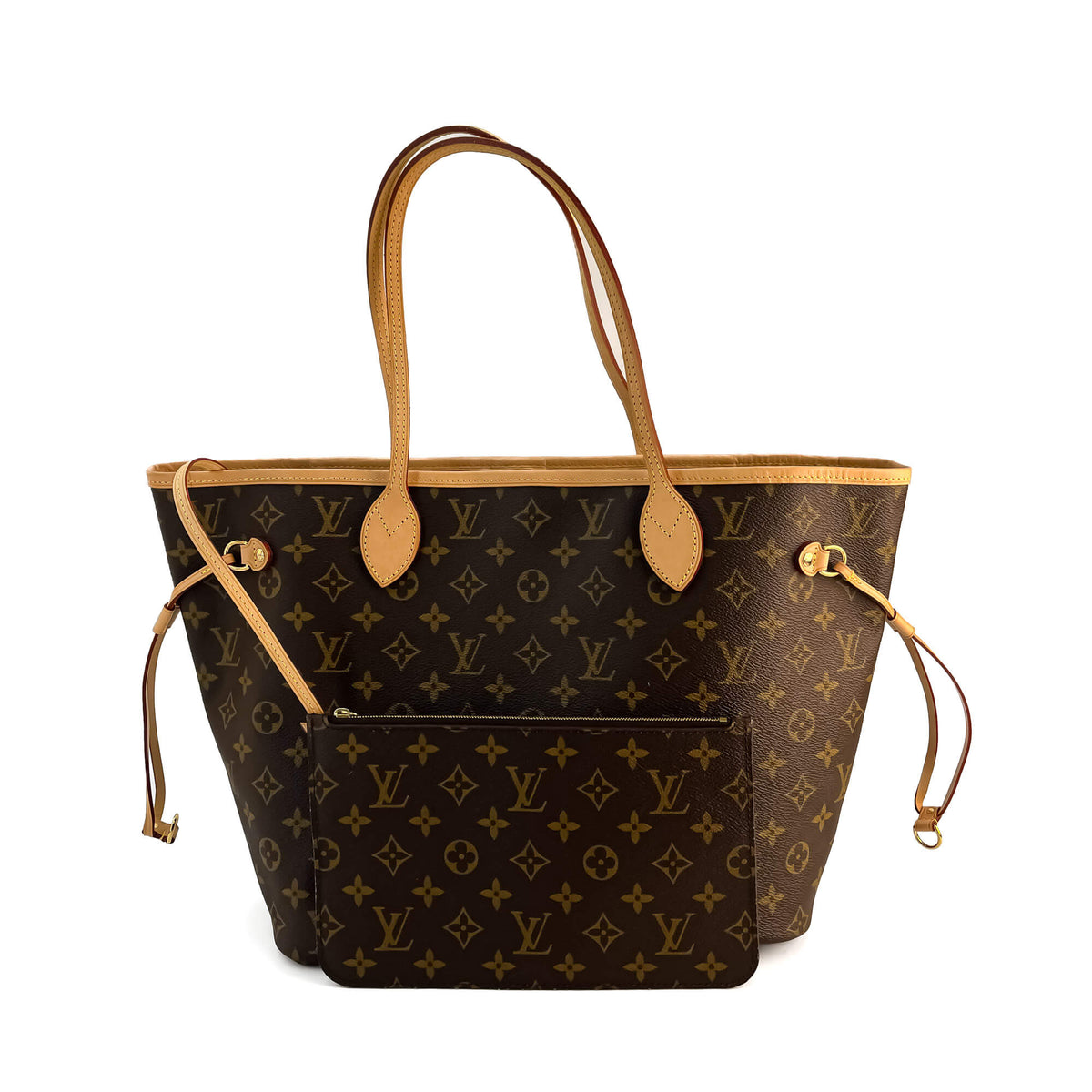 Second hand Louis Vuitton Neverfull MM Neo Canvas Shopper Shoulder Bag Monogram - Tabita Bags