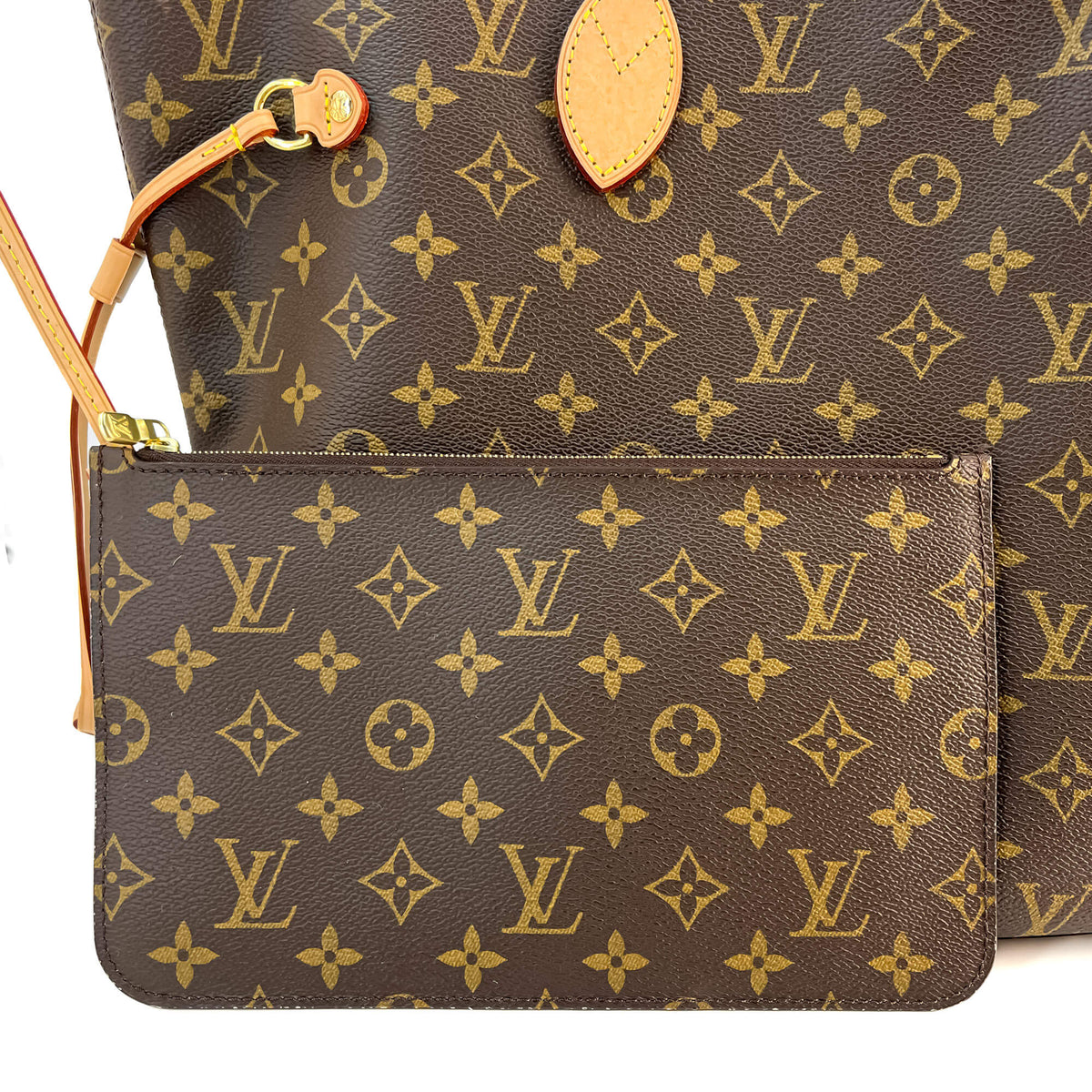 Second hand Louis Vuitton Neverfull MM Neo Canvas Shopper Shoulder Bag Monogram - Tabita Bags