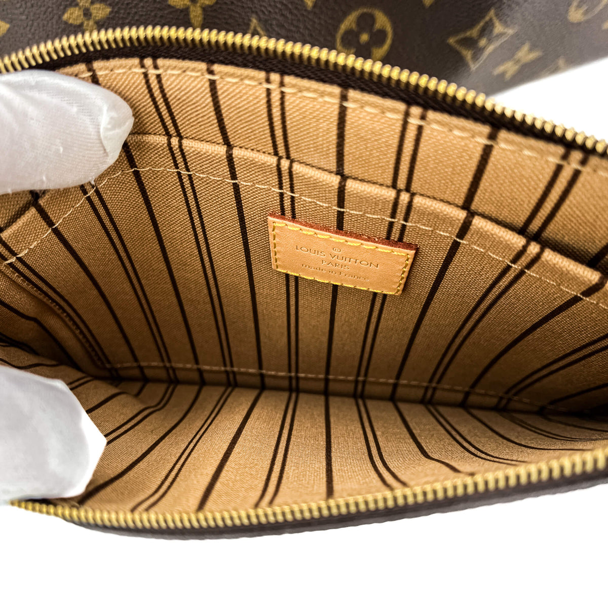 Second hand Louis Vuitton Neverfull MM Neo Canvas Shopper Shoulder Bag Monogram - Tabita Bags