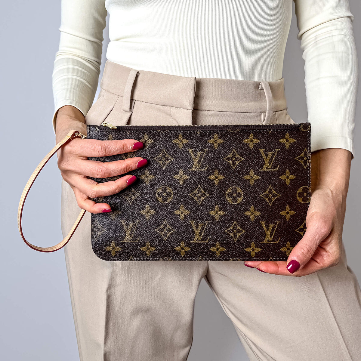 Second hand Louis Vuitton Neverfull MM Neo Canvas Shopper Shoulder Bag Monogram - Tabita Bags