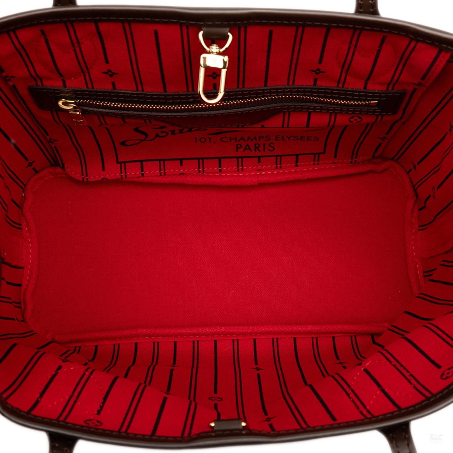 Second hand Louis Vuitton Neverfull PM Canvas Shopper Shoulder Bag Damier Ebene - Tabita Bags