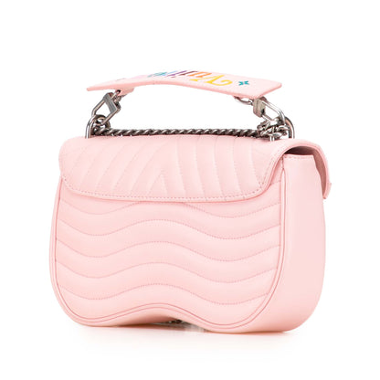 Second hand Louis Vuitton New Wave Chain MM Leather 2 - Ways Flap Crossbody Pink - Tabita Bags