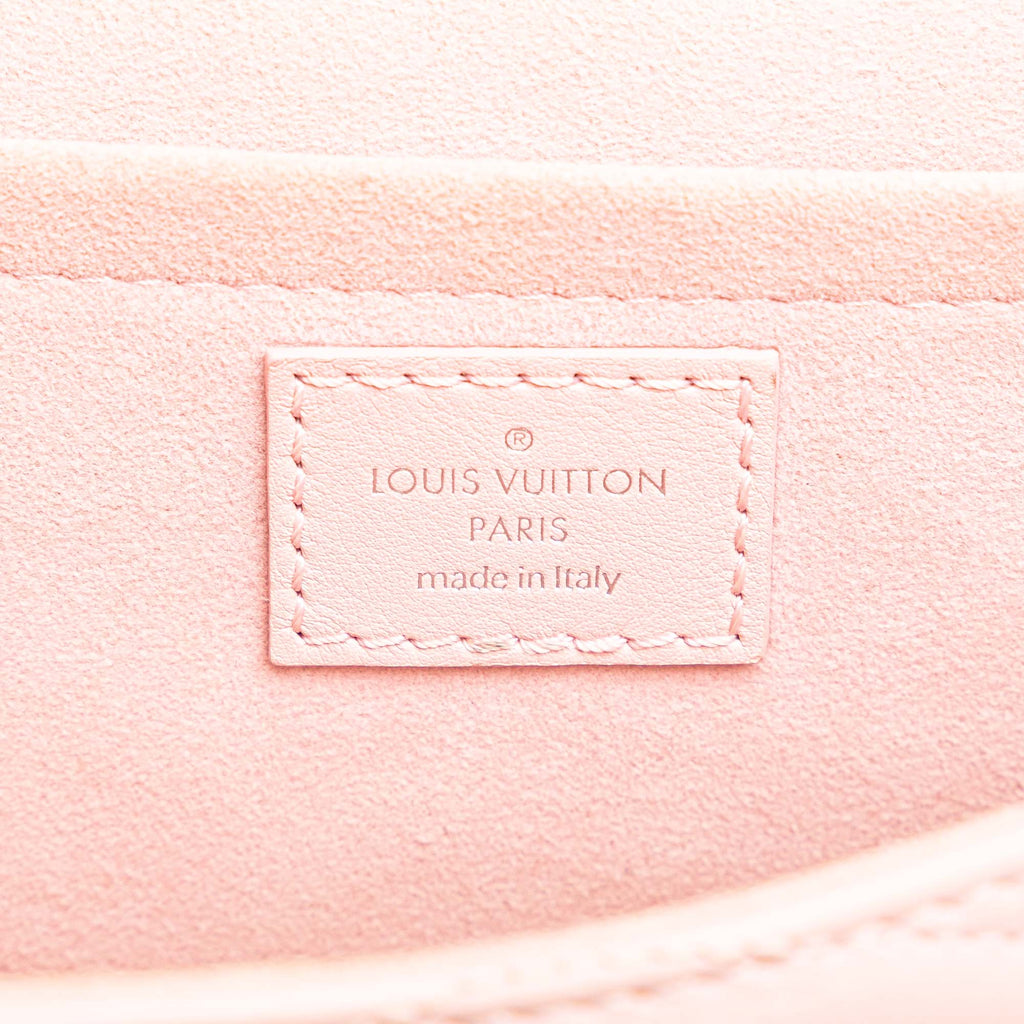 Second hand Louis Vuitton New Wave Chain MM Leather 2 - Ways Flap Crossbody Pink - Tabita Bags
